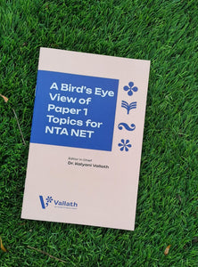A Bird's Eye View of Paper 1 Topics for NTA NET